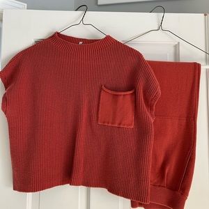 ANRABESS Women's Two Piece Outfits Sweater Set